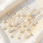 isabeau pearl hair pins set of 6