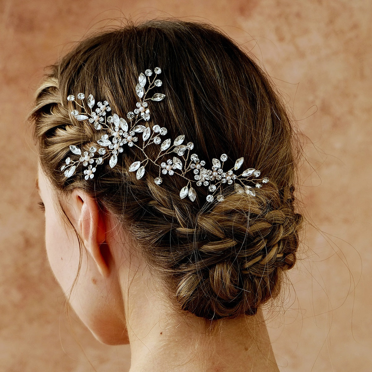 rosaline opal sprig comb