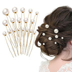 the isabeau pearl hair pins set of 6