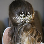 the odette pearl bridal comb