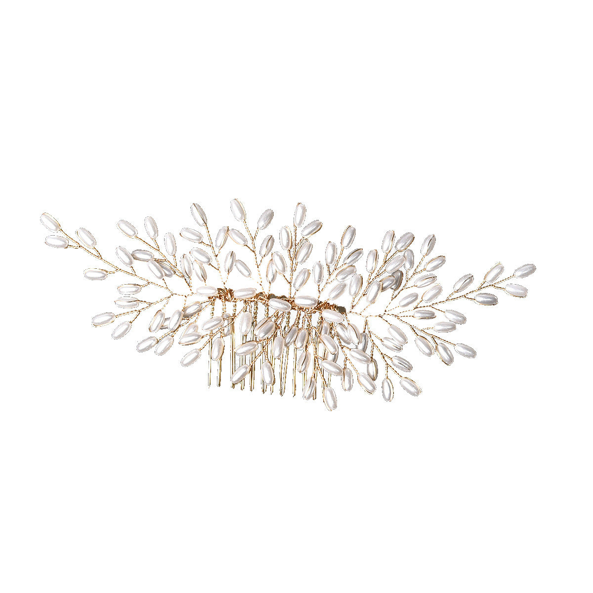 the odette pearl bridal comb